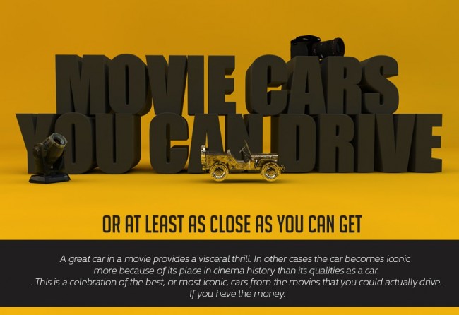 movie cars you can drive