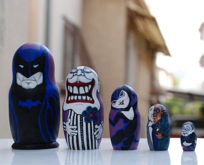 Awesome Batman Nesting Doll Set