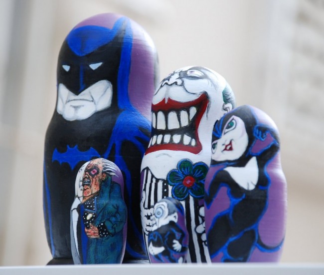 Awesome Batman Nesting Doll Set