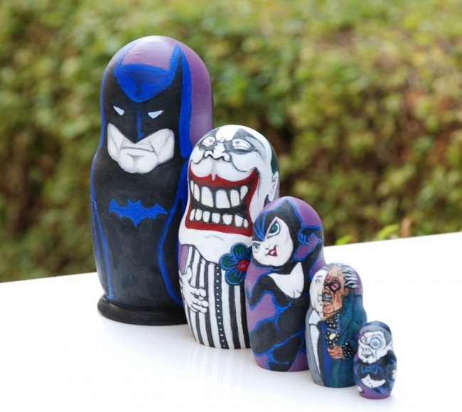 Awesome Batman Nesting Doll Set