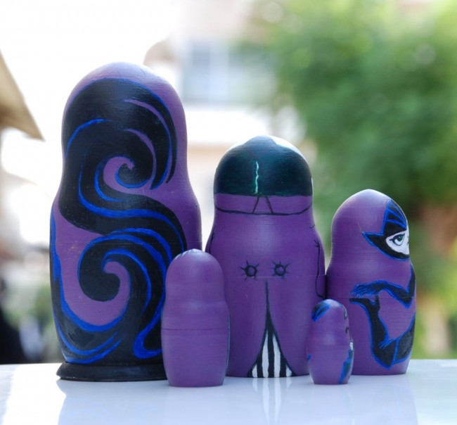 Awesome Batman Nesting Doll Set