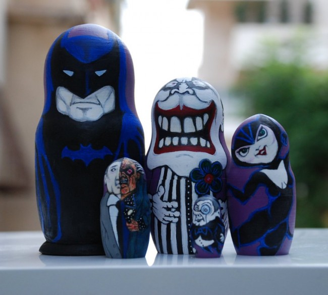 Awesome Batman Nesting Doll Set