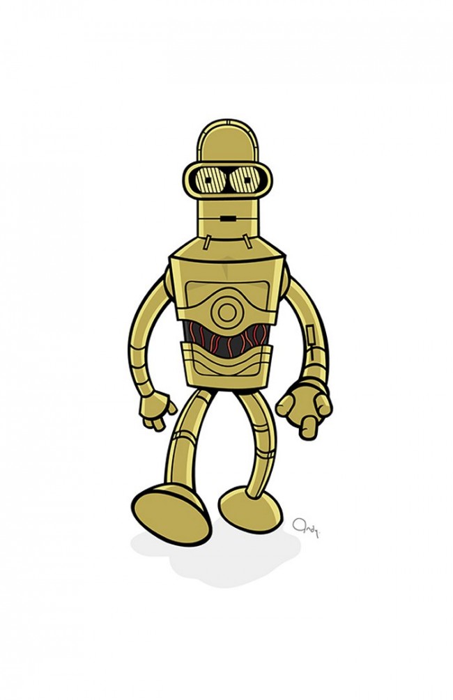 Bender From Futurama Becomes... Everyone