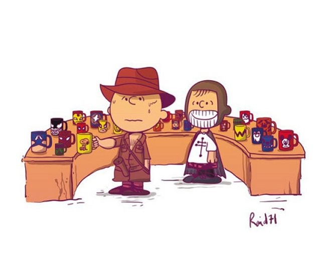 Charlie Brown As Indiana Jones Art Prints