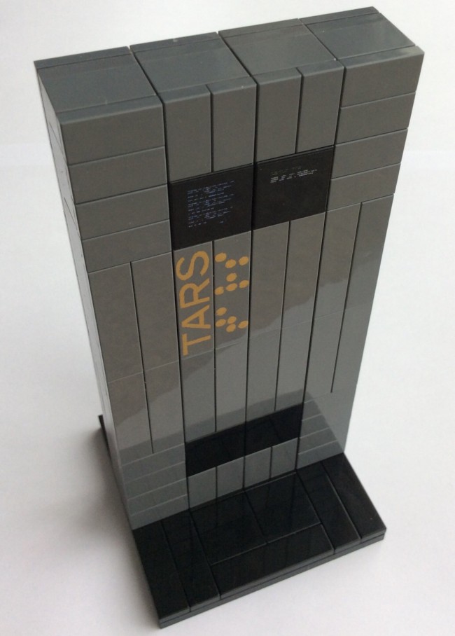 Custom LEGO TARS Robot From Interstellar