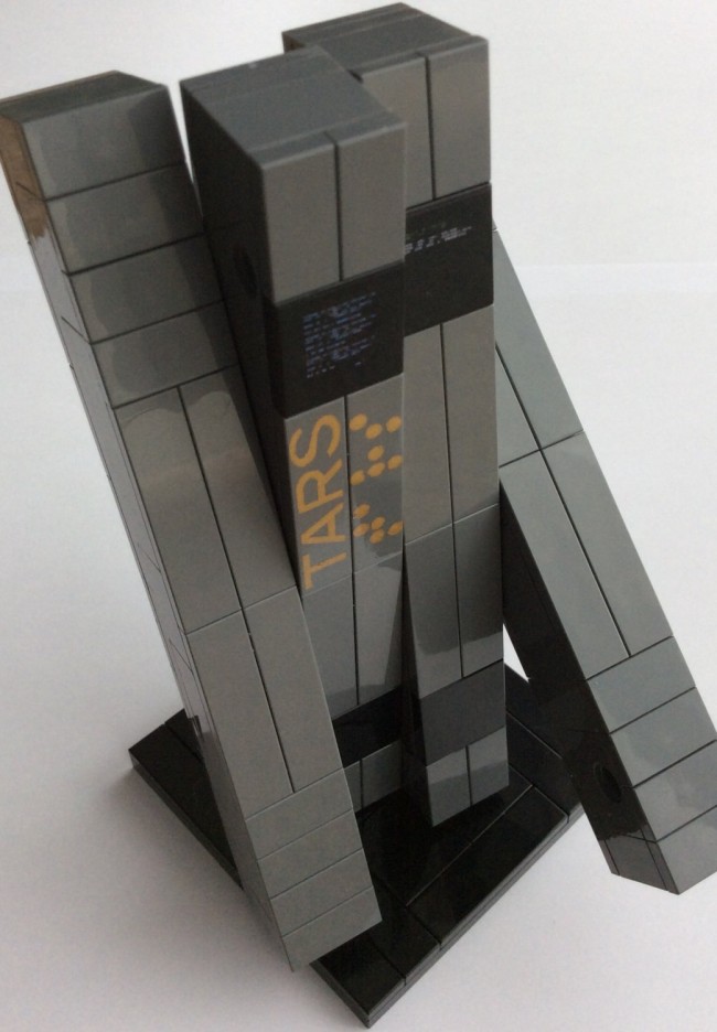 Custom LEGO TARS Robot From Interstellar