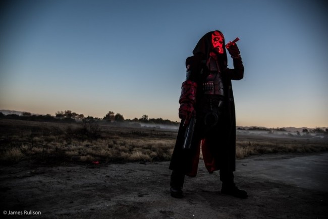 Hellboy and Darth Maul Cosplay Mashup