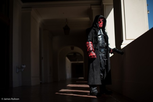 Hellboy and Darth Maul Cosplay Mashup
