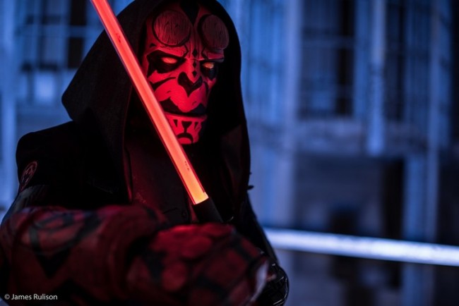 Hellboy and Darth Maul Cosplay Mashup