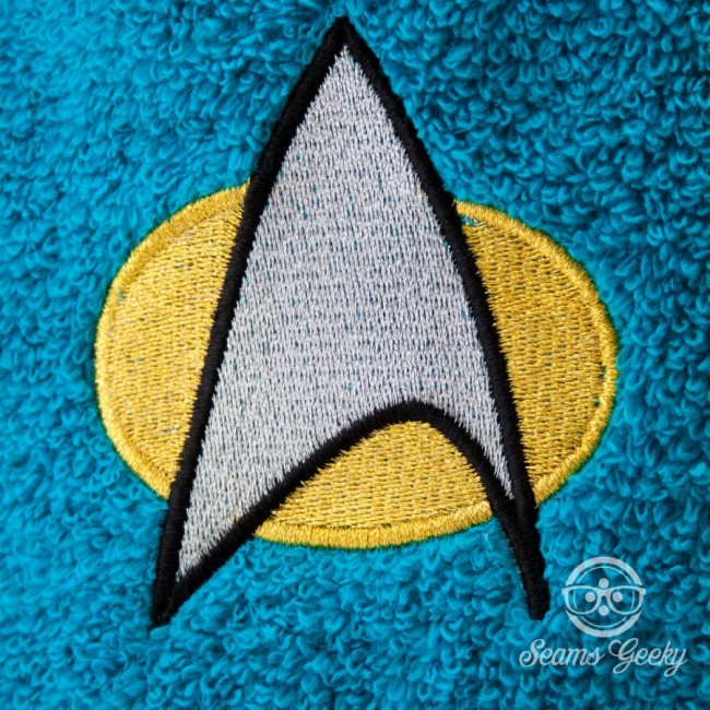 Star Trek Embroidered Hand Towels
