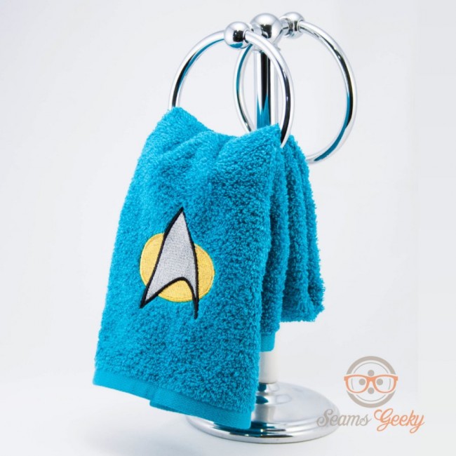 Star Trek Embroidered Hand Towels