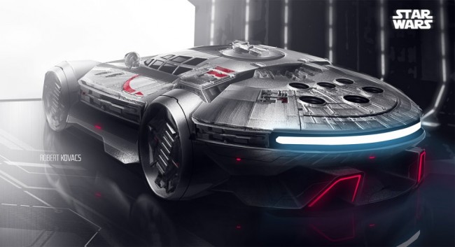 millennium falcon car