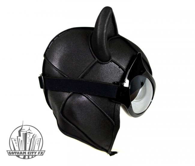 Cat Woman Arkham City Cowl With Mirrored Cat Goggles