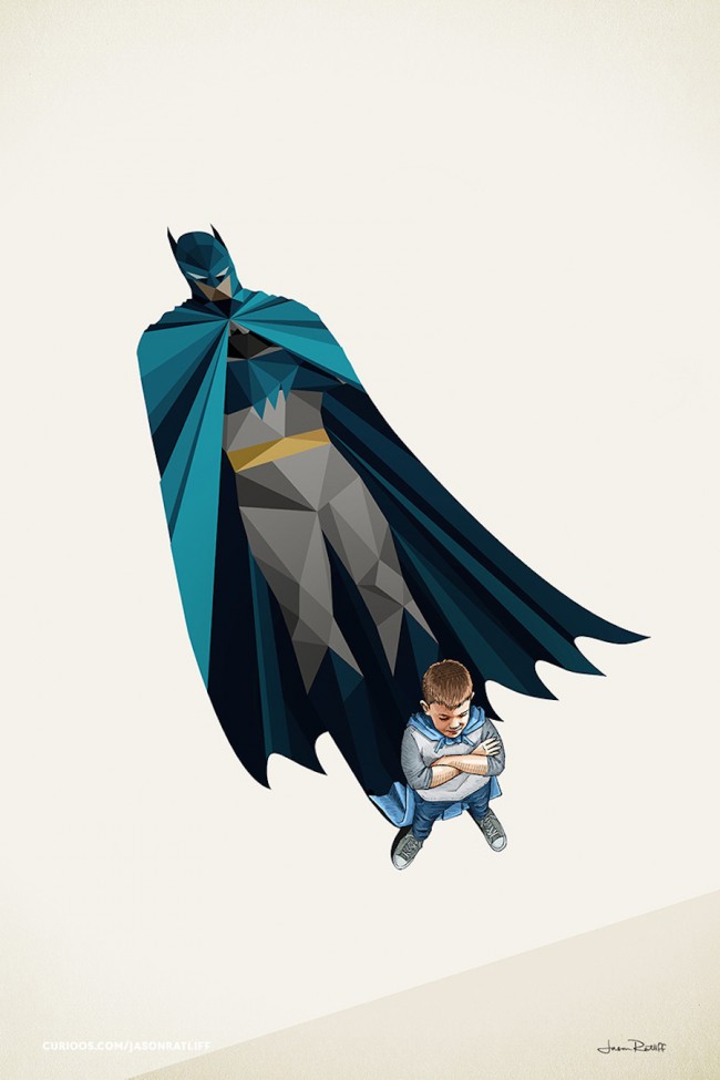Children Cast Superhero Shadows In These Awesome Posters