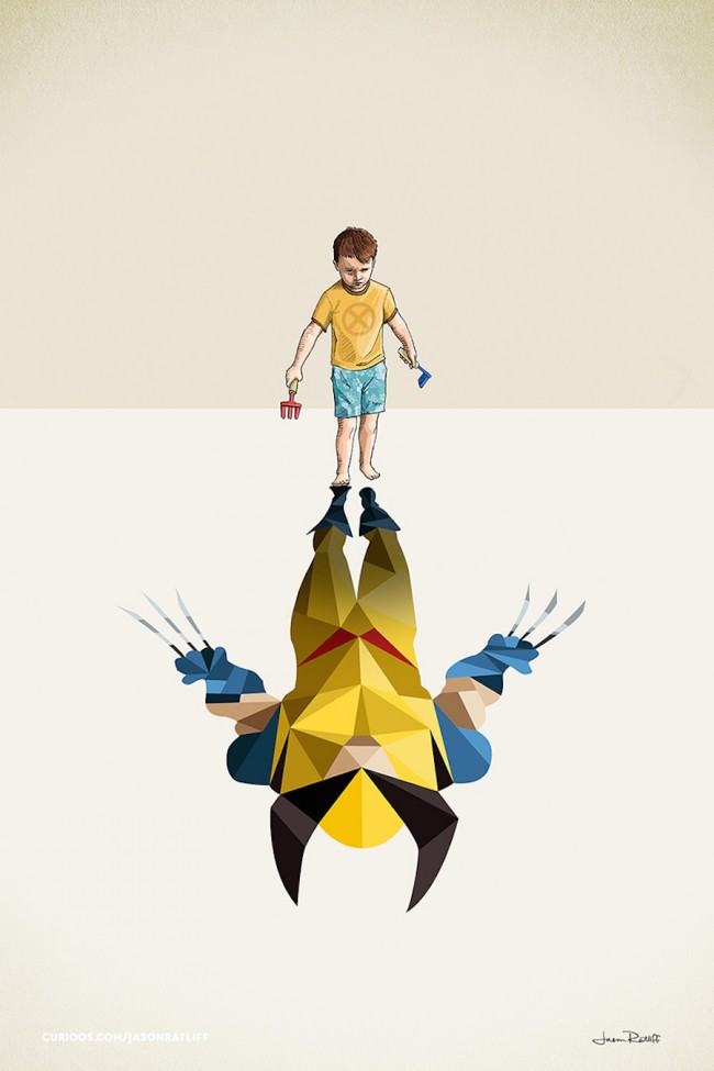 Children Cast Superhero Shadows In These Awesome Posters