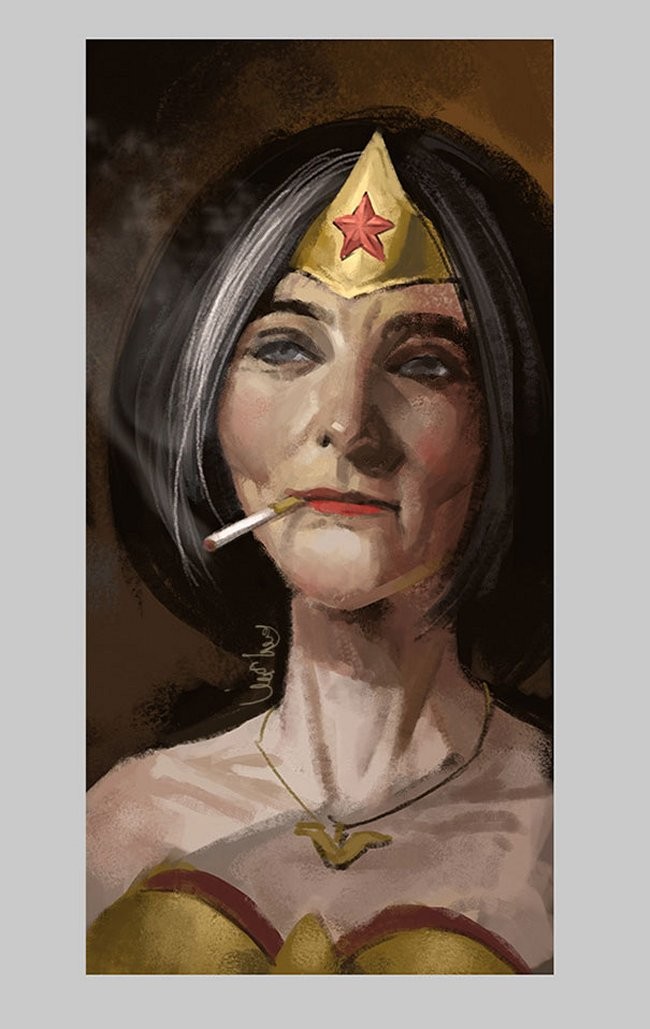 DC Comics Superheroes Get Old