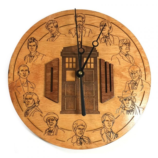 Doctor Who 12 Doctors Wall Clock