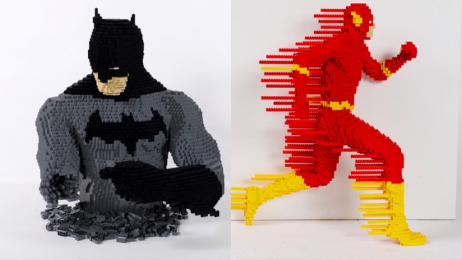 Full Sized LEGO DC Superheros
