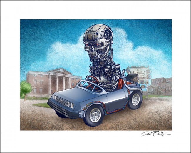 Geek Characters In Pedal Cars