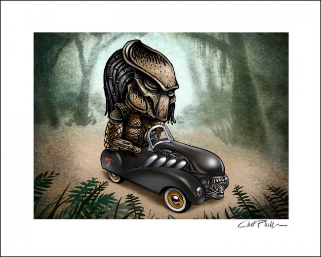 Geek Characters In Pedal Cars