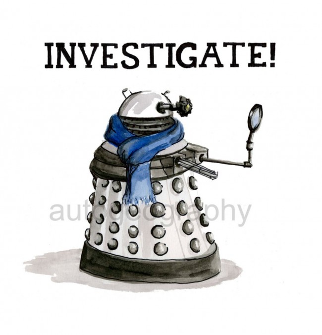 Punny Dalek Prints And Paintings