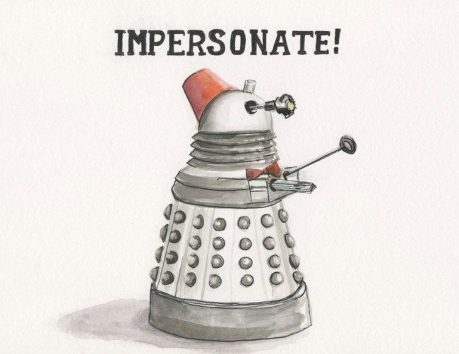 Punny Dalek Prints And Paintings
