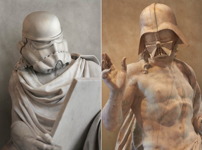 Star Wars Characters As Greek Statues