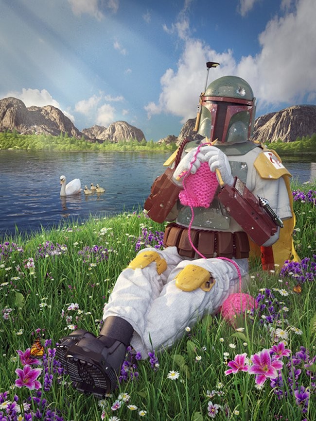 Star Wars Characters on Vacation Prints