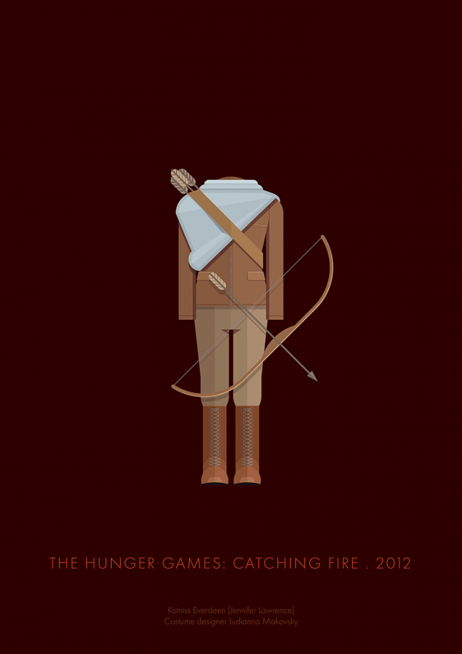 Stylized Illustrations Of Movie Character Outfits