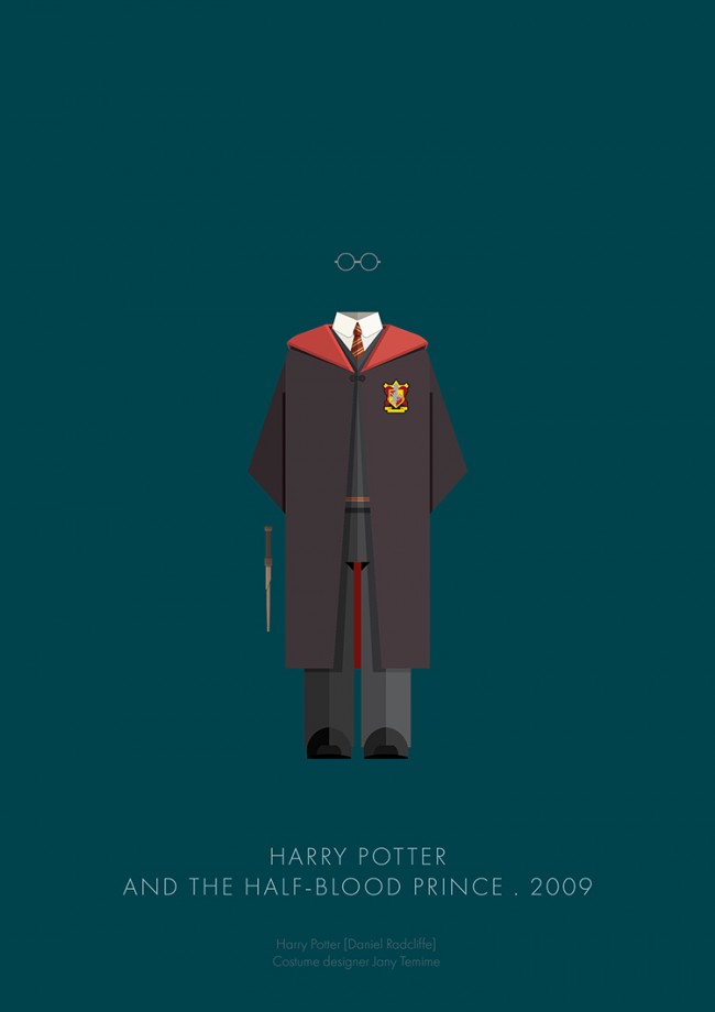 Stylized Illustrations Of Movie Character Outfits
