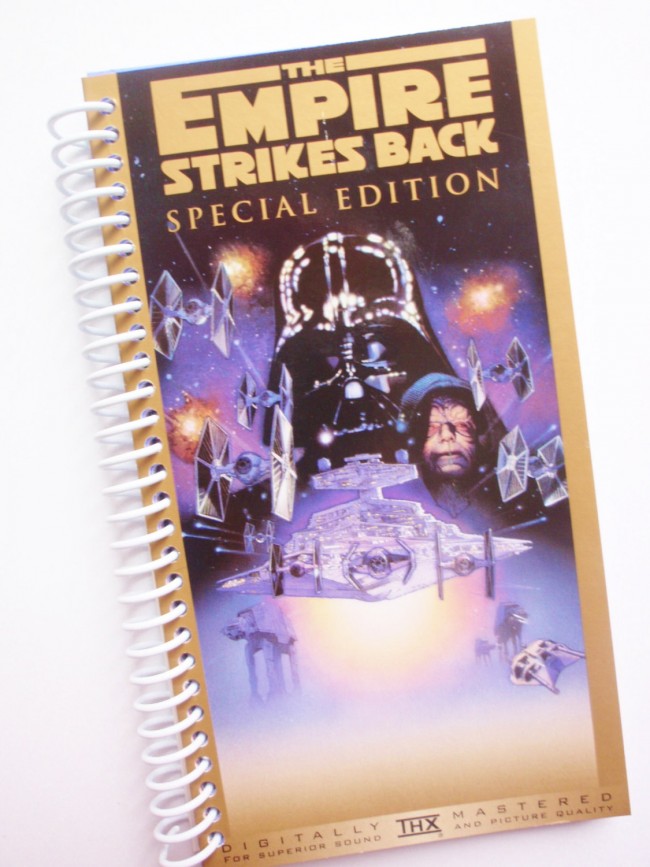 These Cool Notebooks Are Made From Upcycled VHS Tapes