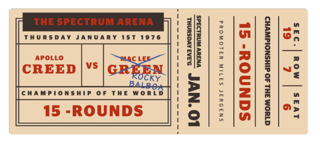 Tickets To The Greatest Fictional Events