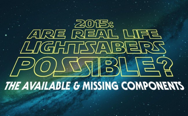 Are Real Light Sabers Possible