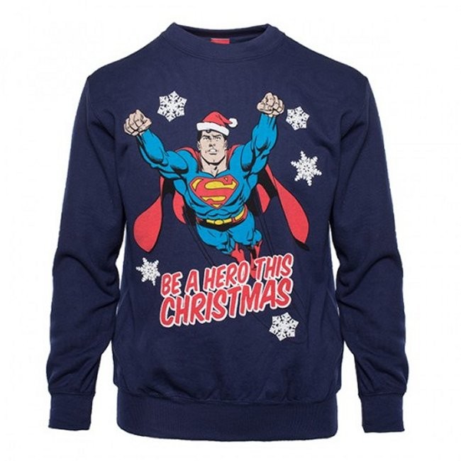 Festive DC Superhero Christmas Sweaters