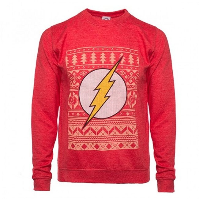 Festive DC Superhero Christmas Sweaters