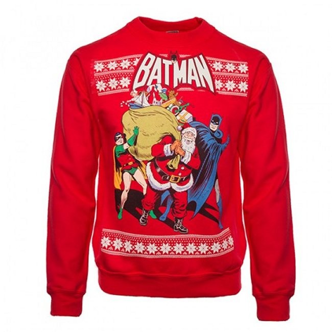 Festive DC Superhero Christmas Sweaters