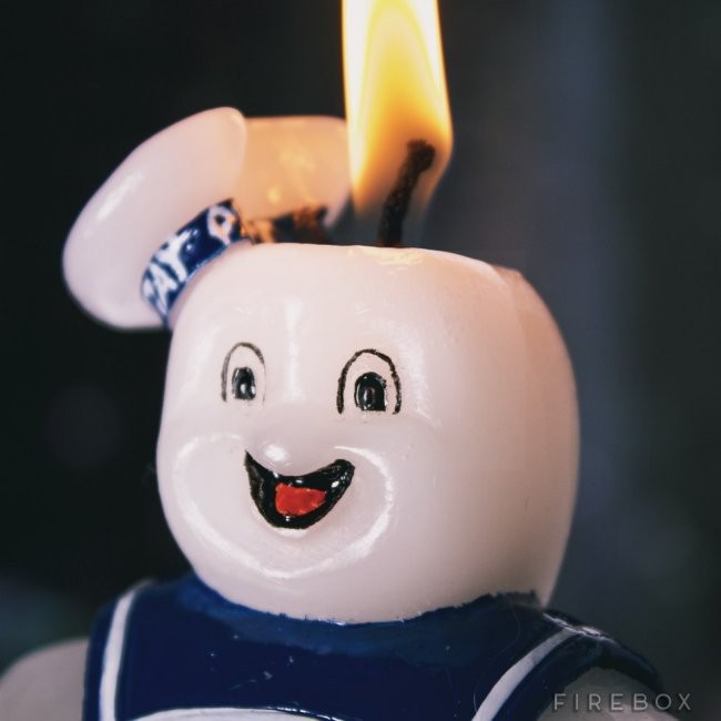 Ghostbusters Stay Puft Marshmallow Candle