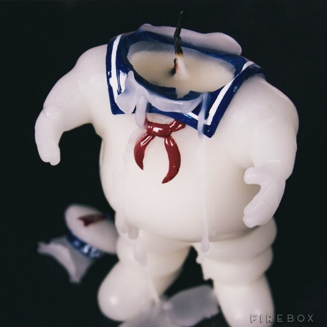 Ghostbusters Stay Puft Marshmallow Candle