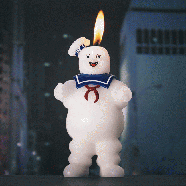 Ghostbusters Stay Puft Marshmallow Candle