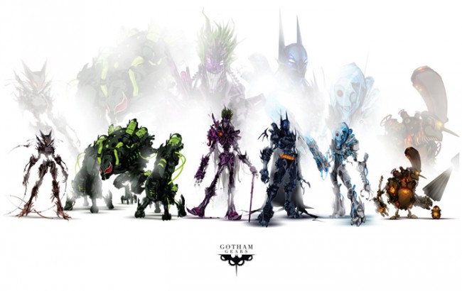 Gotham Gears Batman Characters Turned Into Robots