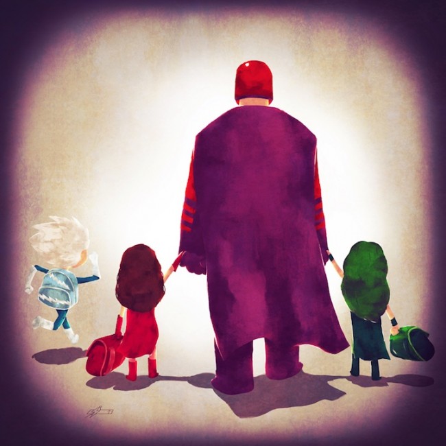 Marvel And DC Superhero Families