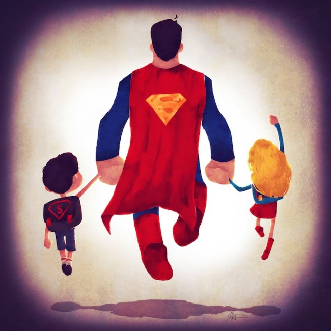 Marvel And DC Superhero Families