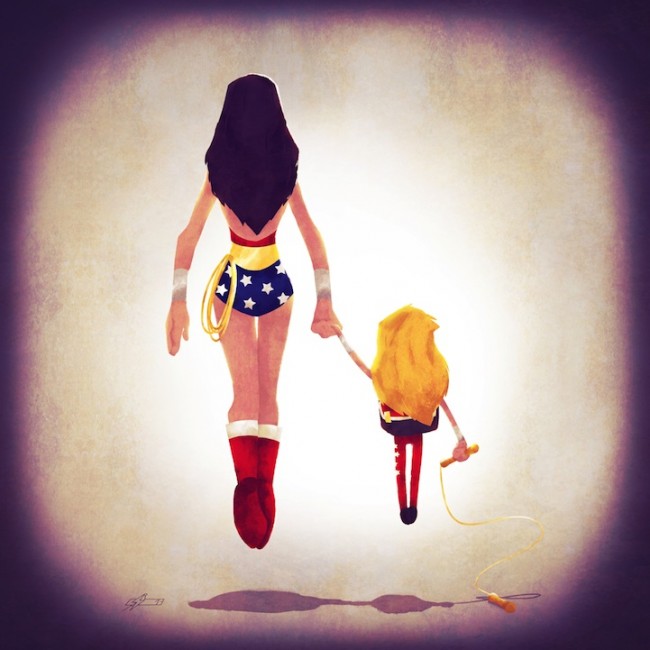 Marvel And DC Superhero Families