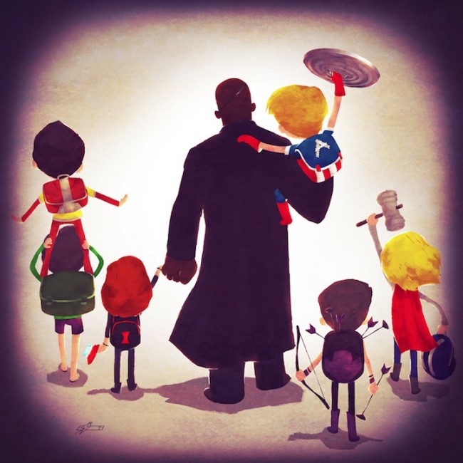 Marvel And DC Superhero Families