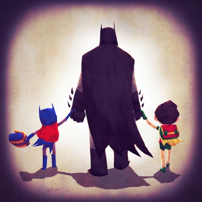 Marvel And DC Superhero Families
