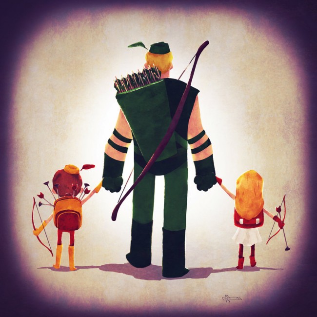 Marvel And DC Superhero Families