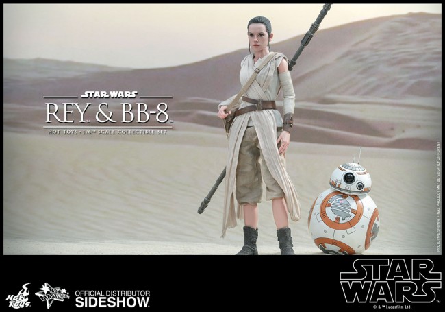 Rey And BB-8 Sixth Scale Figure Set By Hot Toys