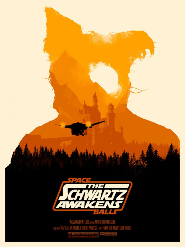 Spaceballs The Schwartz Awakens Poster Art
