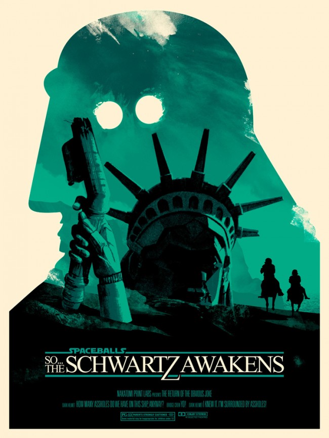 Spaceballs The Schwartz Awakens Poster Art