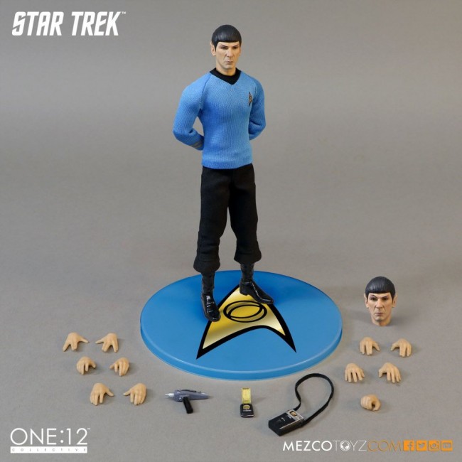 Star Trek Spock Collective Action Figure From Mezco